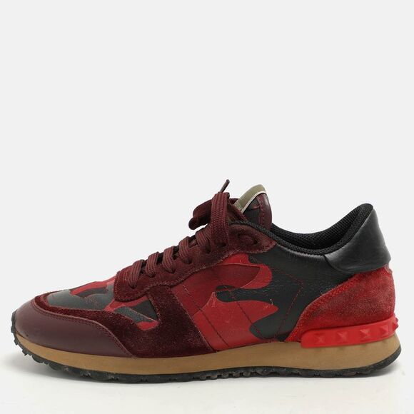 Valentino Red Leather And Canvas Rockrunner Low Top Sneakers Size 39,New Products : American Fashion Style Bags On Sale